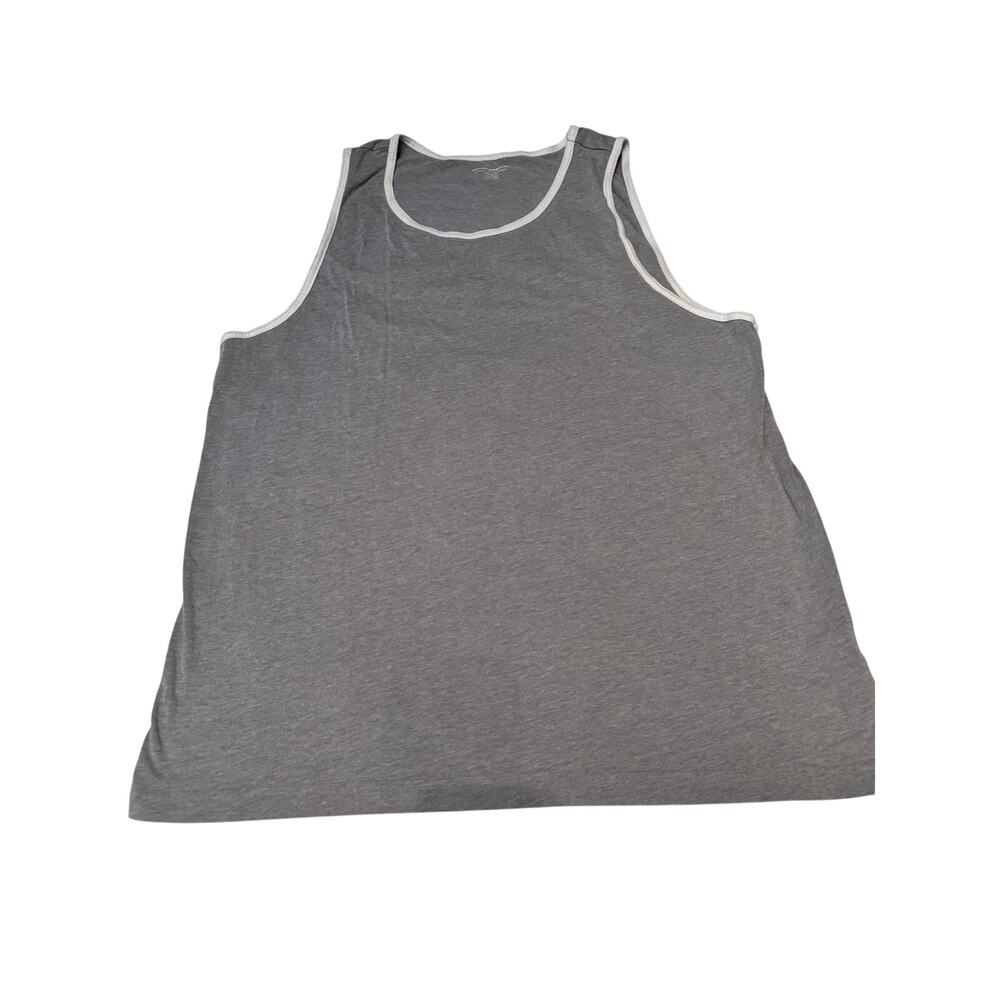 Amazon Essentials Men's Slim Fit Ringer Tank Top XL Gray Athletic Layering